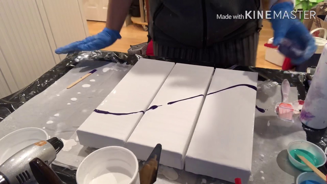 Triptych Painting process videos - YouTube