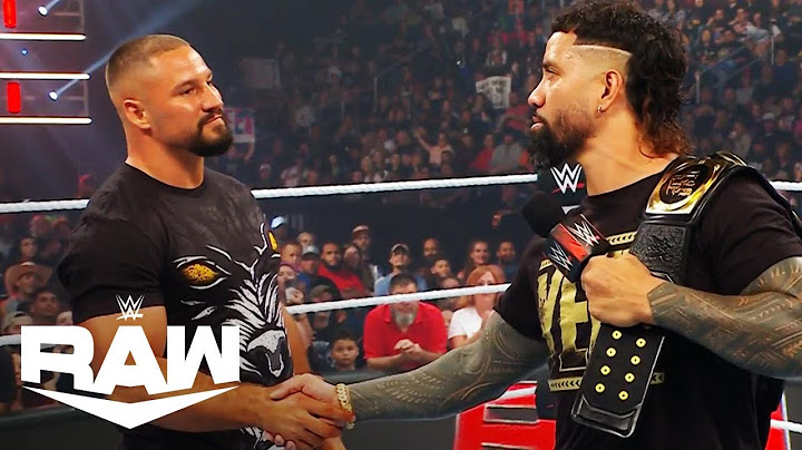 Bron Breakker Shows Jey Uso Some Respect | WWE Raw Highlights 9/30/24 | WWE on USA