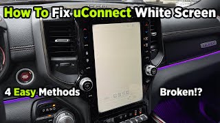How to Fix RAM Uconnect White Screen | 4 Easy Methods That Work