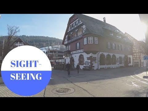 Sightseeing in Alpirsbach im Black Forest in GERMANY