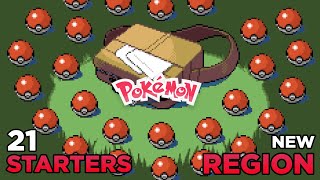 Pokemon GBA Rom with 21 Starters, New Region, P/S Split, New Evil Team and New Story!