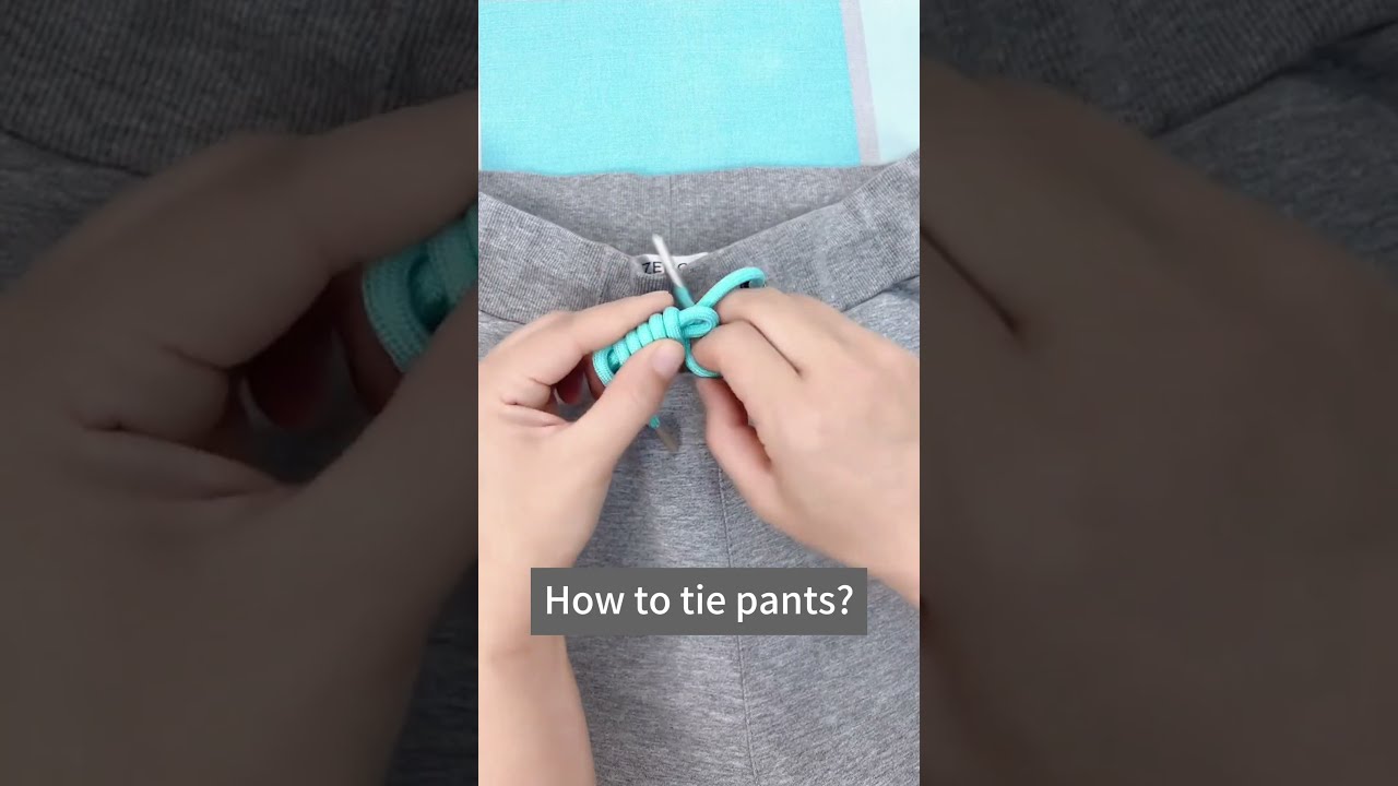 Unlock The Style Secrets Mastering Art Of Drawstring Ties On Pants 