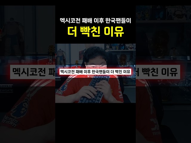 멕시코전 패배 이후 한국팬들이 더 빡친 이유 ㄷㄷㄷㄷ