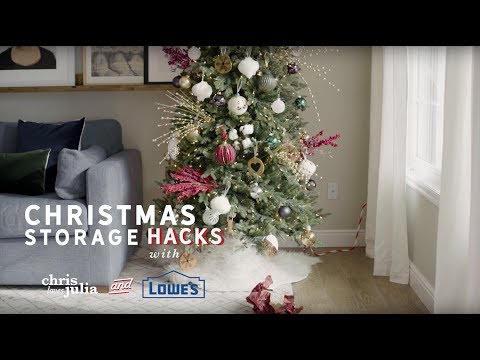 7 Christmas Storage Hacks + Video! - Chris Loves Julia