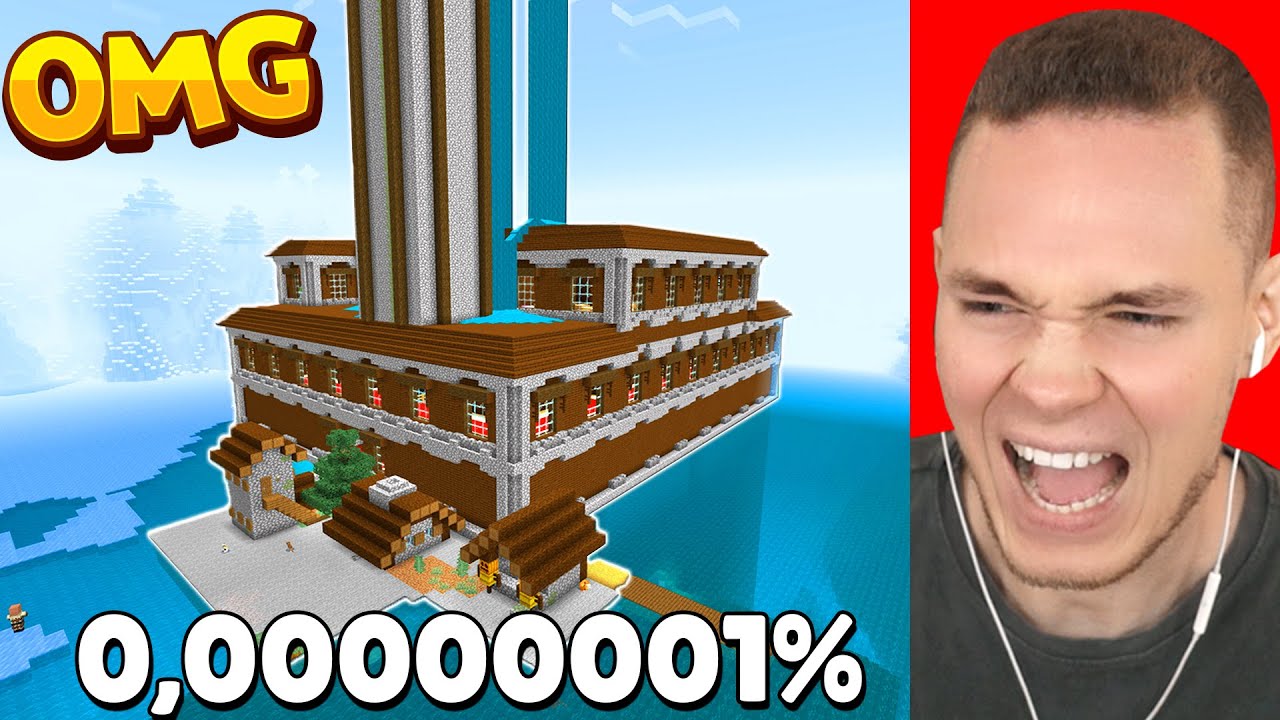 Ich TESTE SELTENSTE 0,00000001% SEEDS in Minecraft 😨