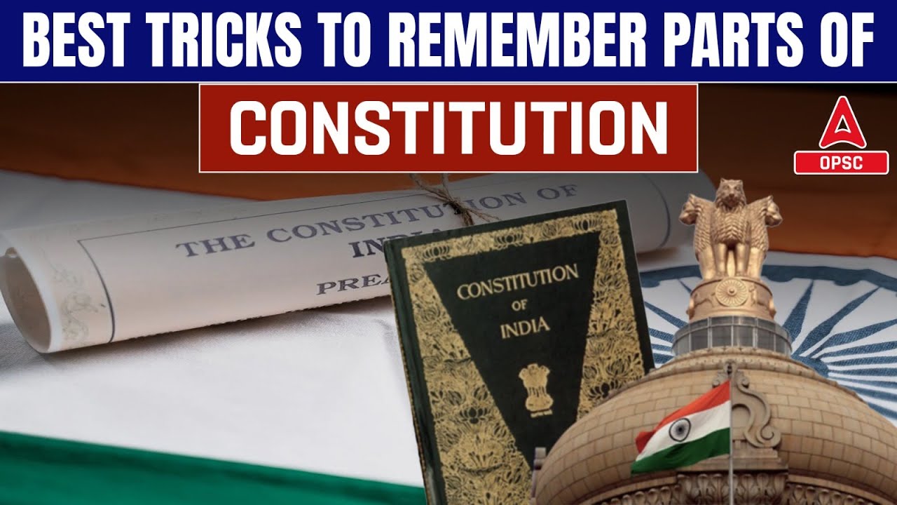 How To Remember Parts of Indian Constitution - YouTube