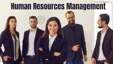 Presentation on Human Resources Management