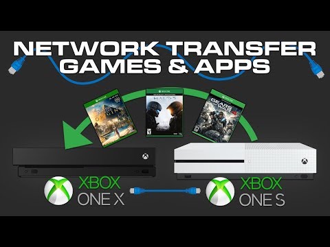 How To Transfer Games from Xbox One To Xbox One X or Series X/Series S - Xbox One Network Transfer