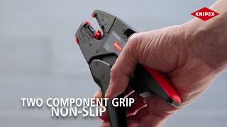 Watch the product video for Knipex 12 40 200 EvoStrip - Makes Automatic Stripping Faster, More Precise & Easier