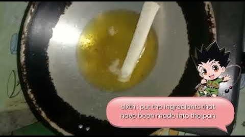 PROCEDURE TEXT "How to make Keju Aroma"