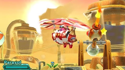 Kirby: Planet Robobot 100% Walkthrough part 10: Gigabyte Grounds