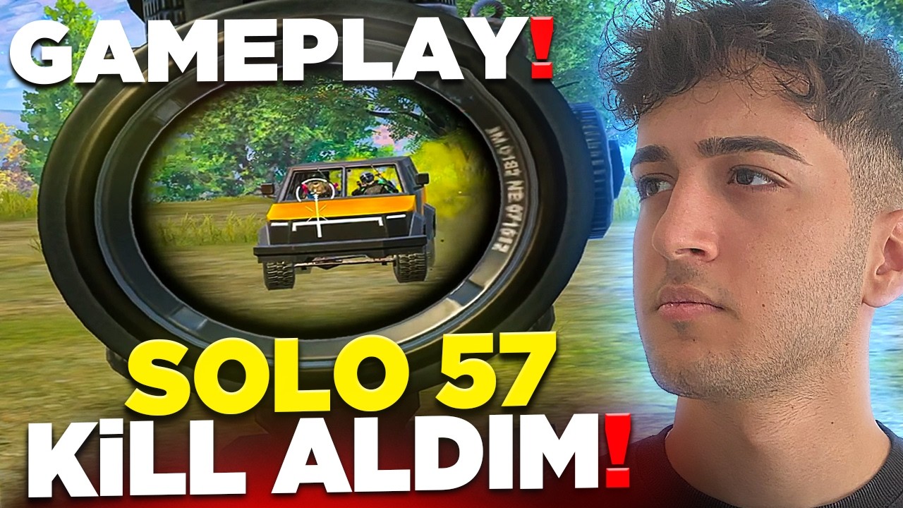 TEK BAŞIMA SQUADLARA KARŞI 57 KİLL ALDIM! EFSANE GAMEPLAY! PUBG Mobile