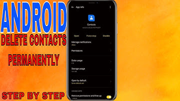 ✅ How To Delete Read Only Contacts Permanently From Android 🔴