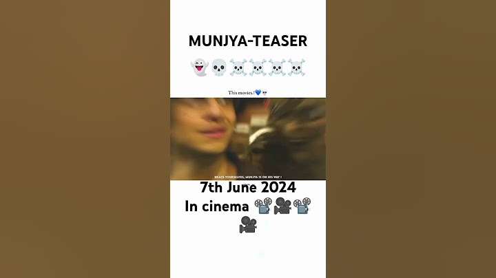 MUNJYA -TEASER|Abhay Verma|Sharvari|Dinesh Vijan|Aditya Sarpotedar|7th June2024