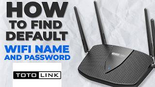 Default WiFi Password and Name for TotoLink router screenshot 5