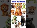 Wild animals for kids  wild animals with sounds  wild animals name animals prinitmalayalam 