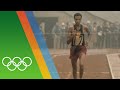 Abebe bikila wins marathon barefooted  epic olympic moments