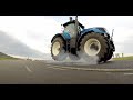 Freinage durgence en tracteur agricole  drapage assur