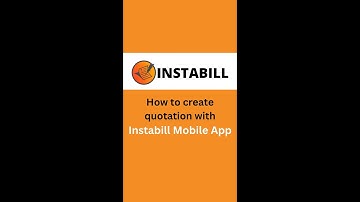 How to create quotation with Instabill Mobile App