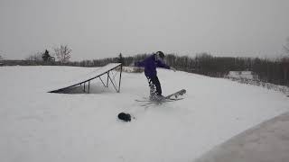 Backyard skiing 3