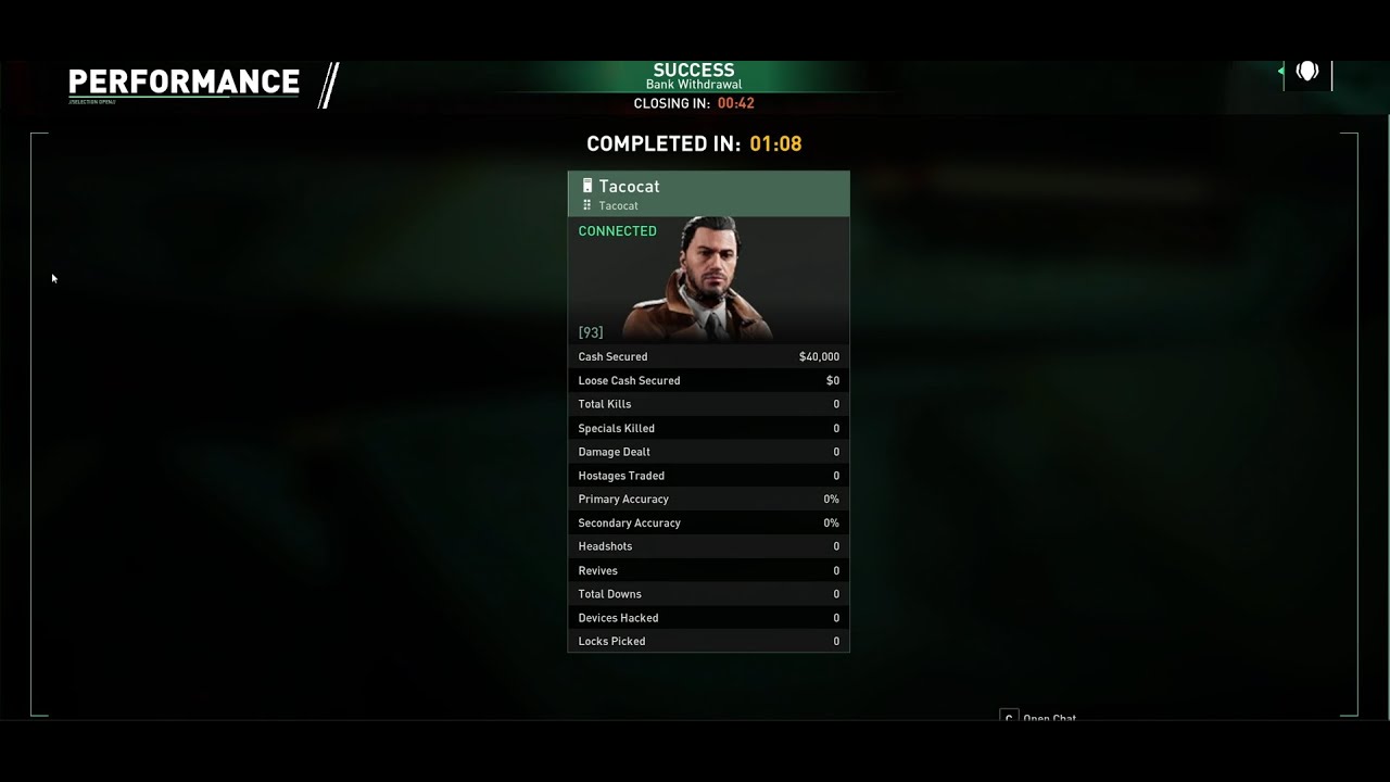 Payday 3 - Bank Withdrawal - 