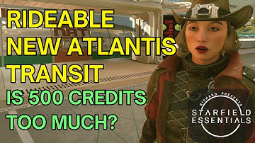 Starfield Mod Review - Rideable New Atlantis Transit