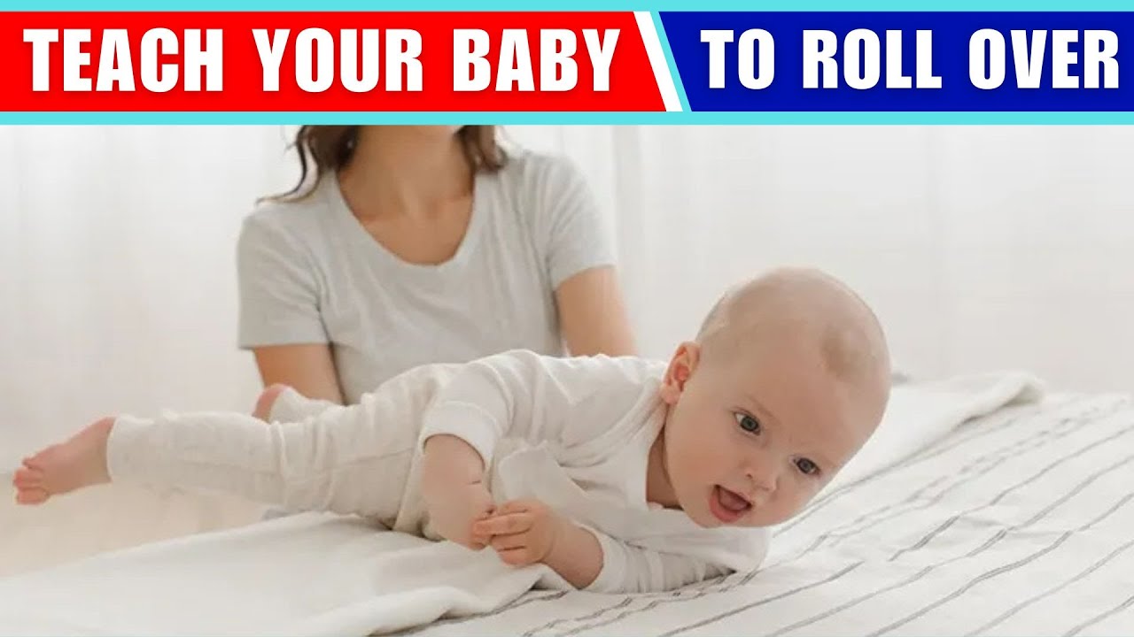 Engine Rool Near Baby How to Teach A Baby to Roll Over - YouTube