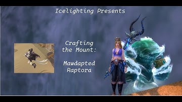 Crafting the Flying Mount Mawdapted Raptora - Mawforged Bridle - Raptora Lattice - Genesis Motes