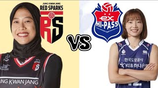 FULL MATCH EX Hi PASS Vs RED SPARKS Korean V League 2024/2025 season 1