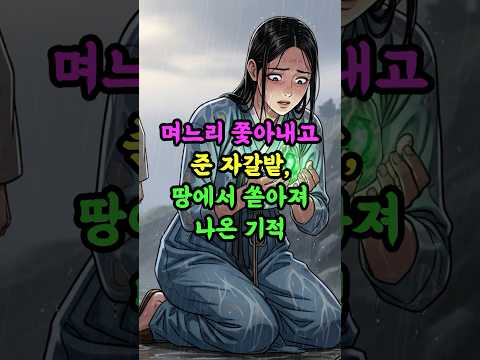 쫓겨난 며느리가 돌밭에서 발견한 것