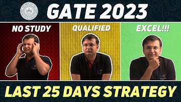 GATE 2023 is Just 25 Days Away: Here