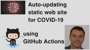 Static Single Page Application with dynamic data to show  COVID 19 charts - GitHub Actions
