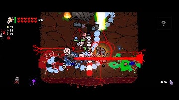 beating Mega Satan with every item...