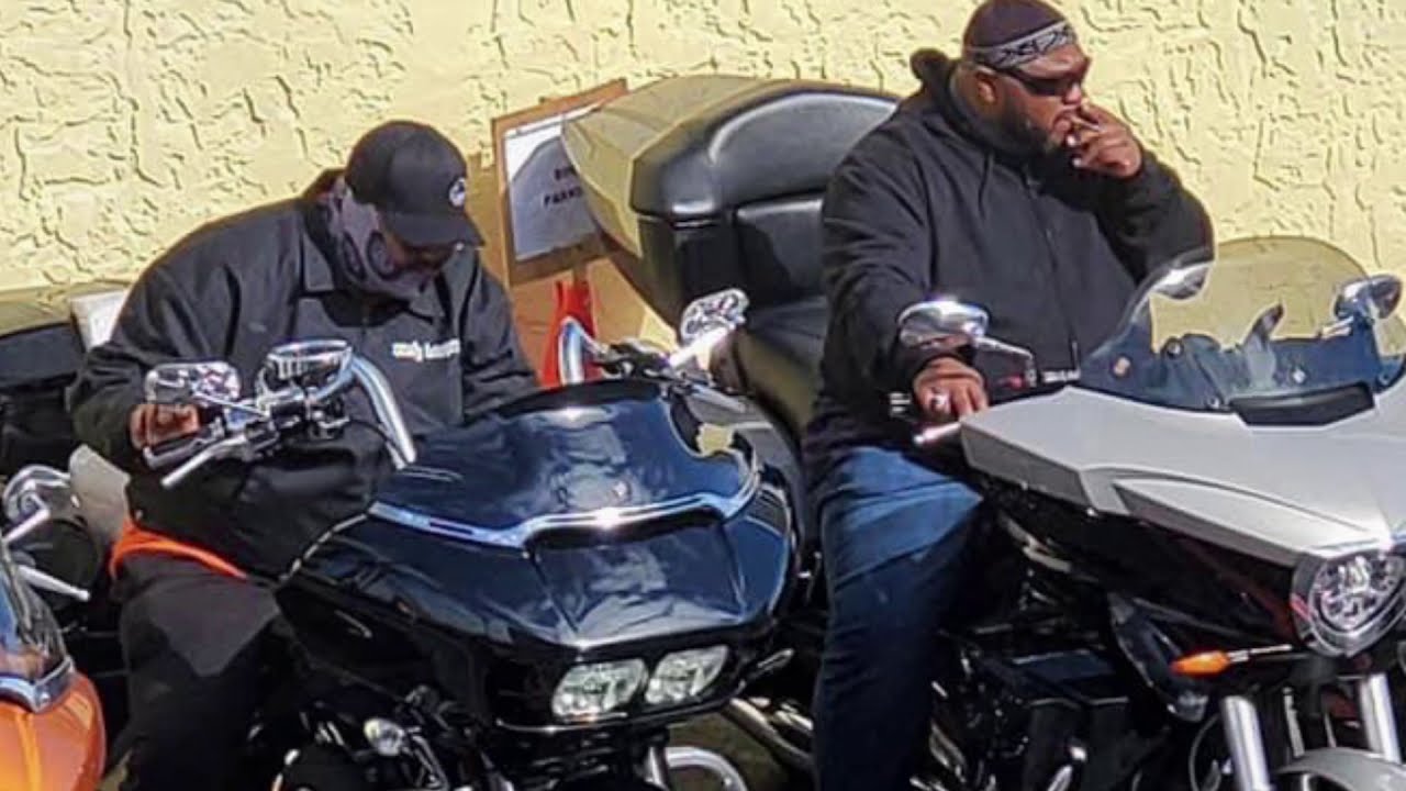 Black Harley Davidson riders Daytona Bike week, Cap'n Govna YouTube