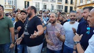 Video thumbnail of "Pasodoble Los Condenaos - Un amigo es un amigo. Homenaje en Málaga a Juan Carlos Aragon🎭❤"