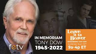 Remembering Tony Dow | 'Leave It to Beaver' Marathon on Sunday, July 31