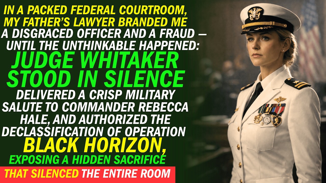 They Mocked My “Dishonorable Discharge” in Court — Until Judge Whitaker Rose, Saluted Commander Re..