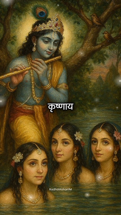 Powerful Krishna Mantra ❄️ - 🛐 KRISHNAYA VASUDEVAYA #krishna #chanting #meditation #music