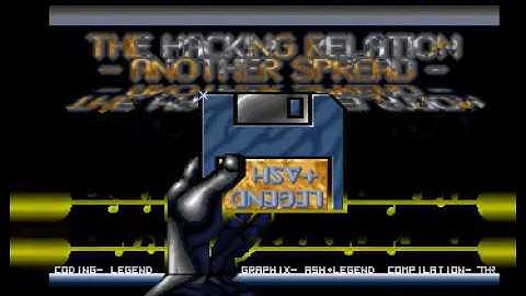 sideways copper demo & another spread intro by hacking relation for Amiga