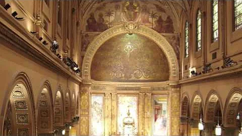 Christina McFadden at the Church of St Ignatius Lo...