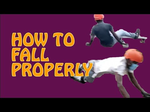 How to fall || Downhill Skateboarding