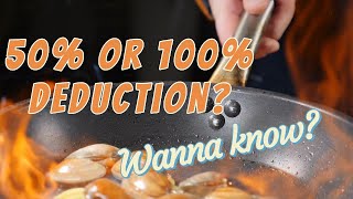 Business Meals: 50% Write-Off or 100%? Wanna know? Explained here.