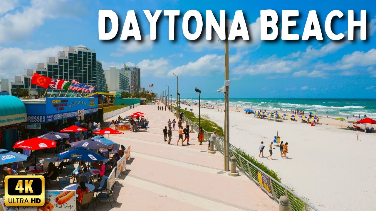 Daytona Beach Florida, One of the BEST beaches - YouTube