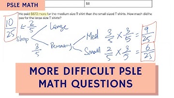 Solve MORE Difficult PSLE Math Questions (TTA PSLE Math Ep 14)