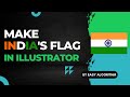 Creating an impressive indian flag with a dynamic ashok chakra in illustrator