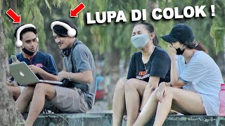 LUPA COLOK HEADSET KE LAPTOP - SETEL VIDEO MEMALUKAN | MALU BANGET