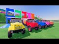 Car Playground - TRANSPORTING COLORFUL DACIA POLICE CARS VEHICLES! MIXER TRUCKS COLOR! || FS22 #31