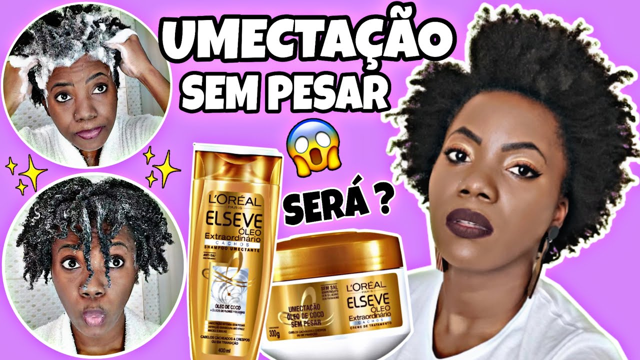 TESTANDO ELSEVE ÓLEO EXTRAORDINÁRIO CACHOS - CABELO CRESPO