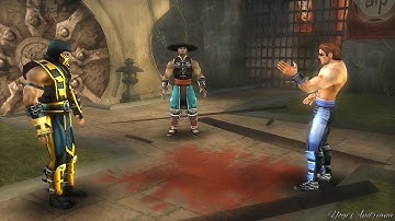 Mortal Kombat: Shaolin Monks - Scorpion Hard Mode Part 2 - Wu Shi Academy