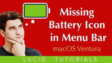 How to Restore Missing Battery Icon in Apple Menu Bar